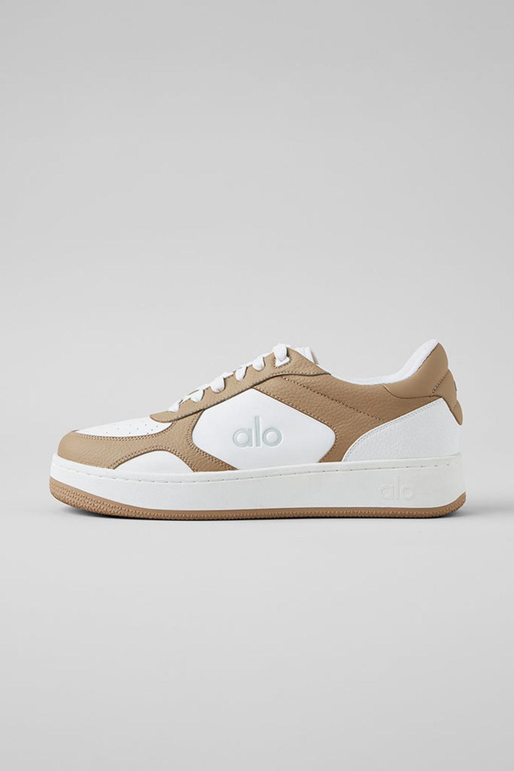 Gravel / White Women Alo Yoga Recovery Mode Sneaker | Australia  13270-FMSX