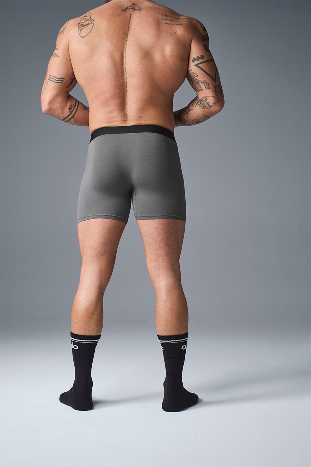 Grey Men Alo Yoga Day and Night Boxer | Australia  28450-NVUC