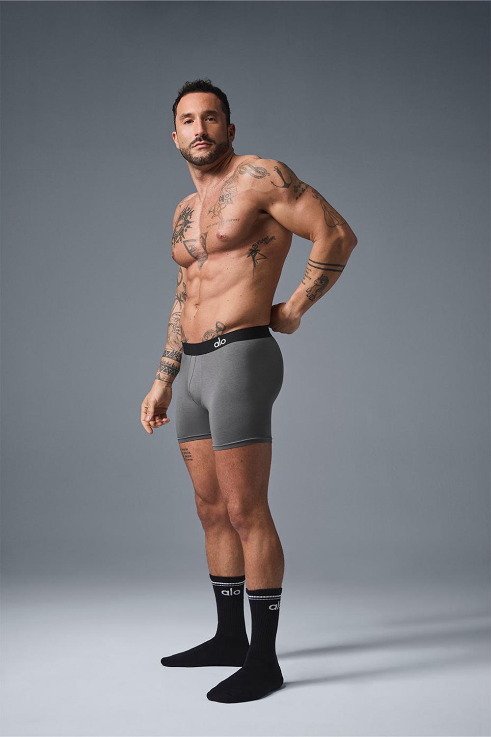 Grey Men Alo Yoga Day and Night Boxer | Australia  28450-NVUC