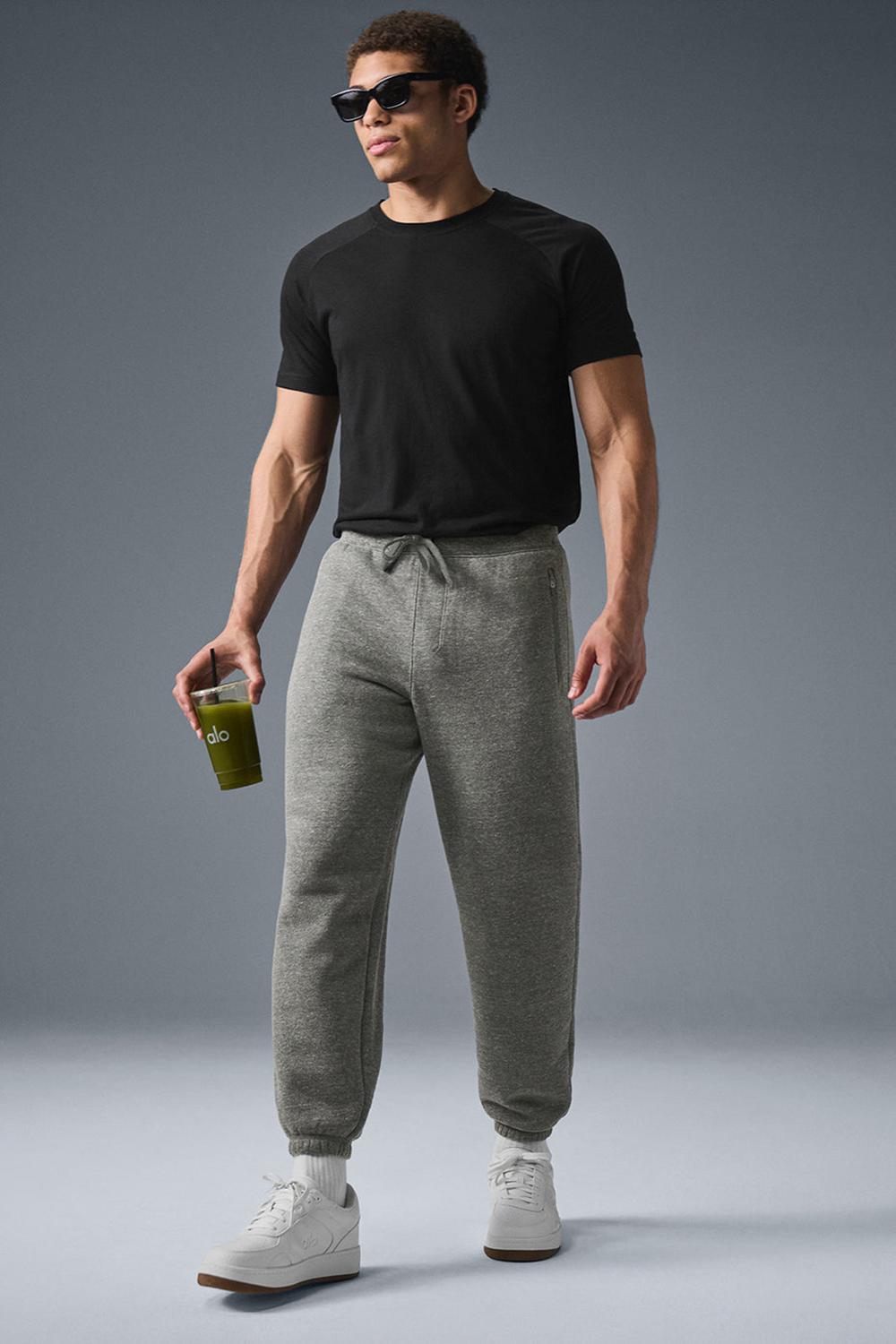 Grey Triblend Men Alo Yoga Triumph Restore Sweatpant | Australia  03845-ABQL