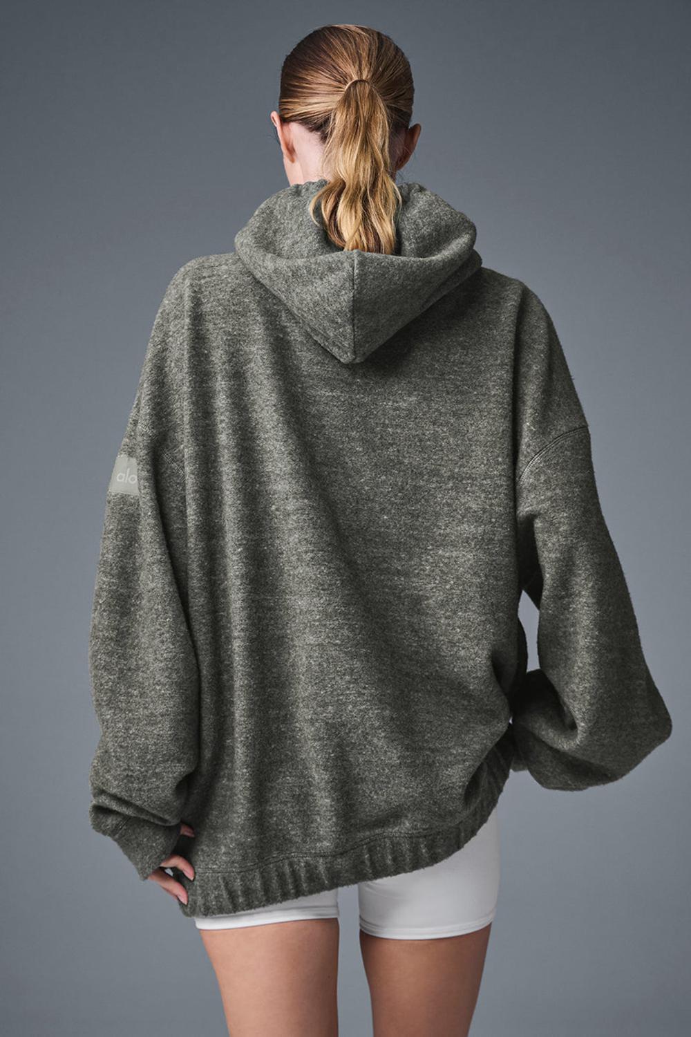 Grey Triblend Women Alo Yoga Triumph Hoodie | Australia  39612-EYKI