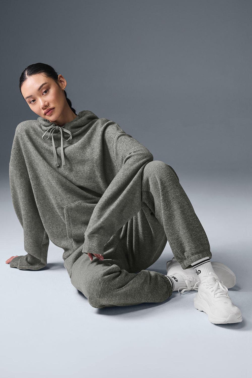 Grey Triblend Women Alo Yoga Triumph Restore Sweatpant | Australia  86571-VCOY