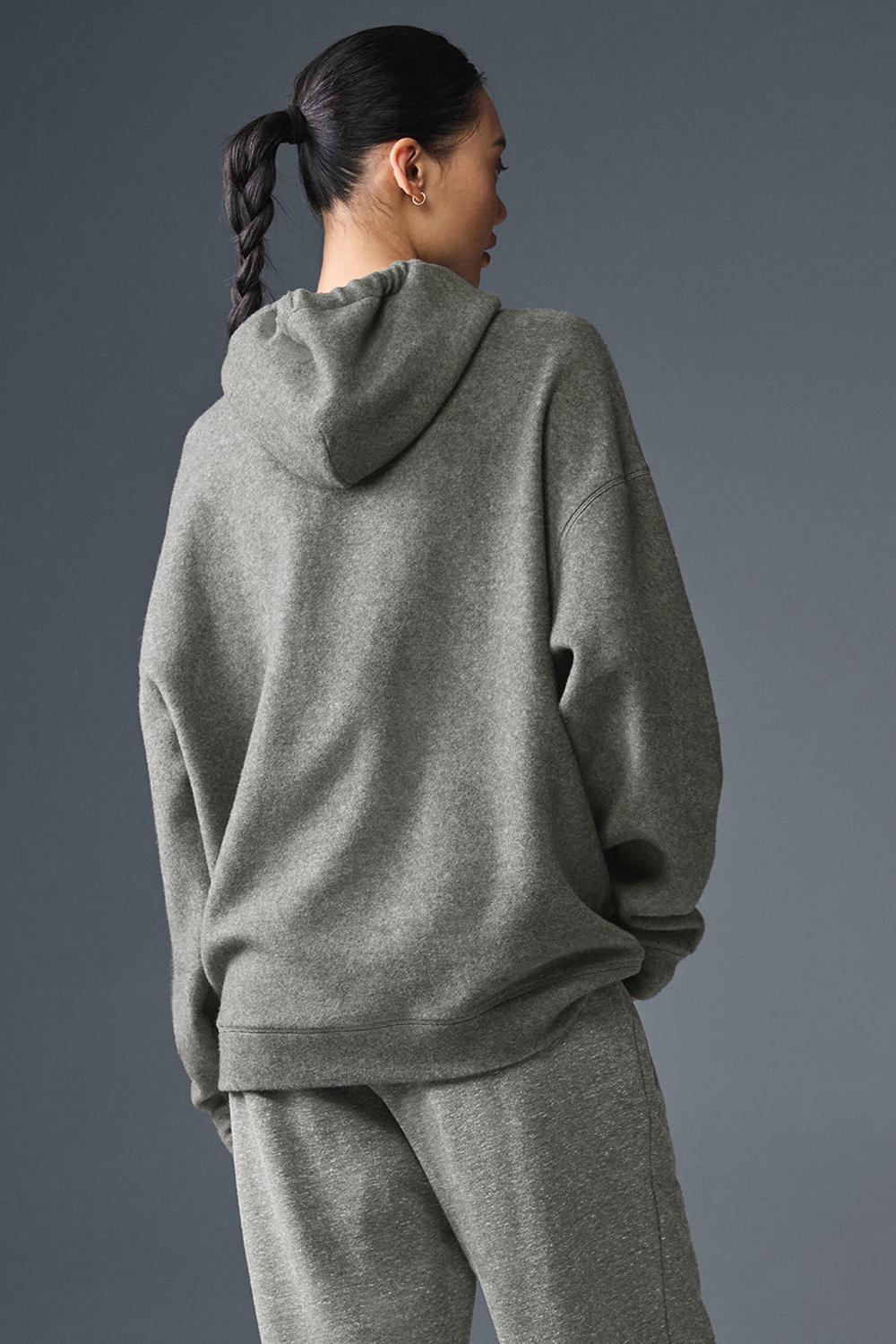 Grey Triblend Women Alo Yoga Triumph Restore Hoodie | Australia  51942-BOQH