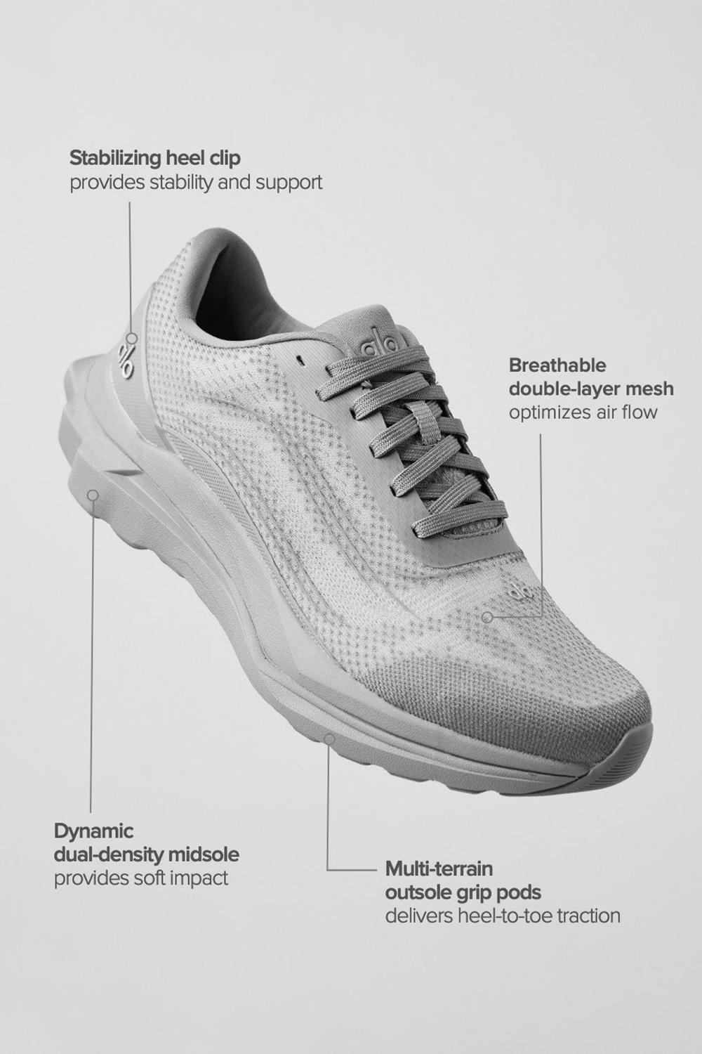 Grey / Grey Men Alo Yoga Runner | Australia  40852-ETIO