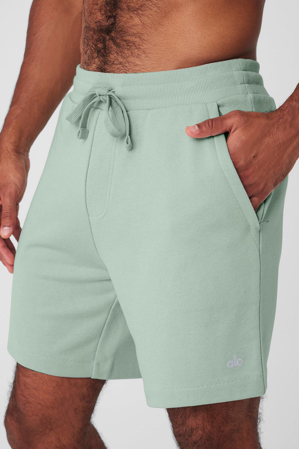 Icy Sage Men Alo Yoga Chill Short | Australia  85170-RBCM