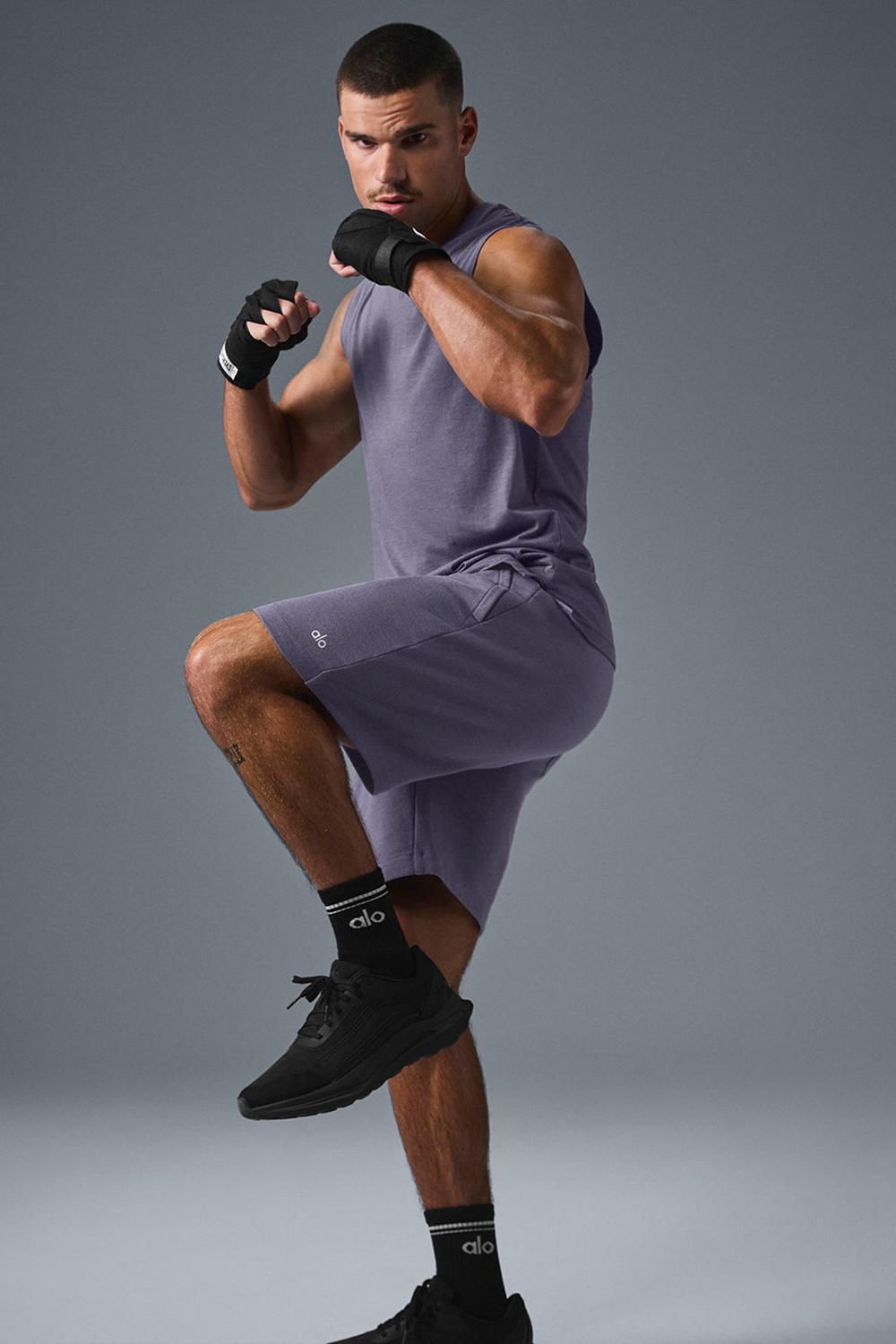 Italian Plum Men Alo Yoga The Triumph Muscle Tank | Australia  63524-KFEB