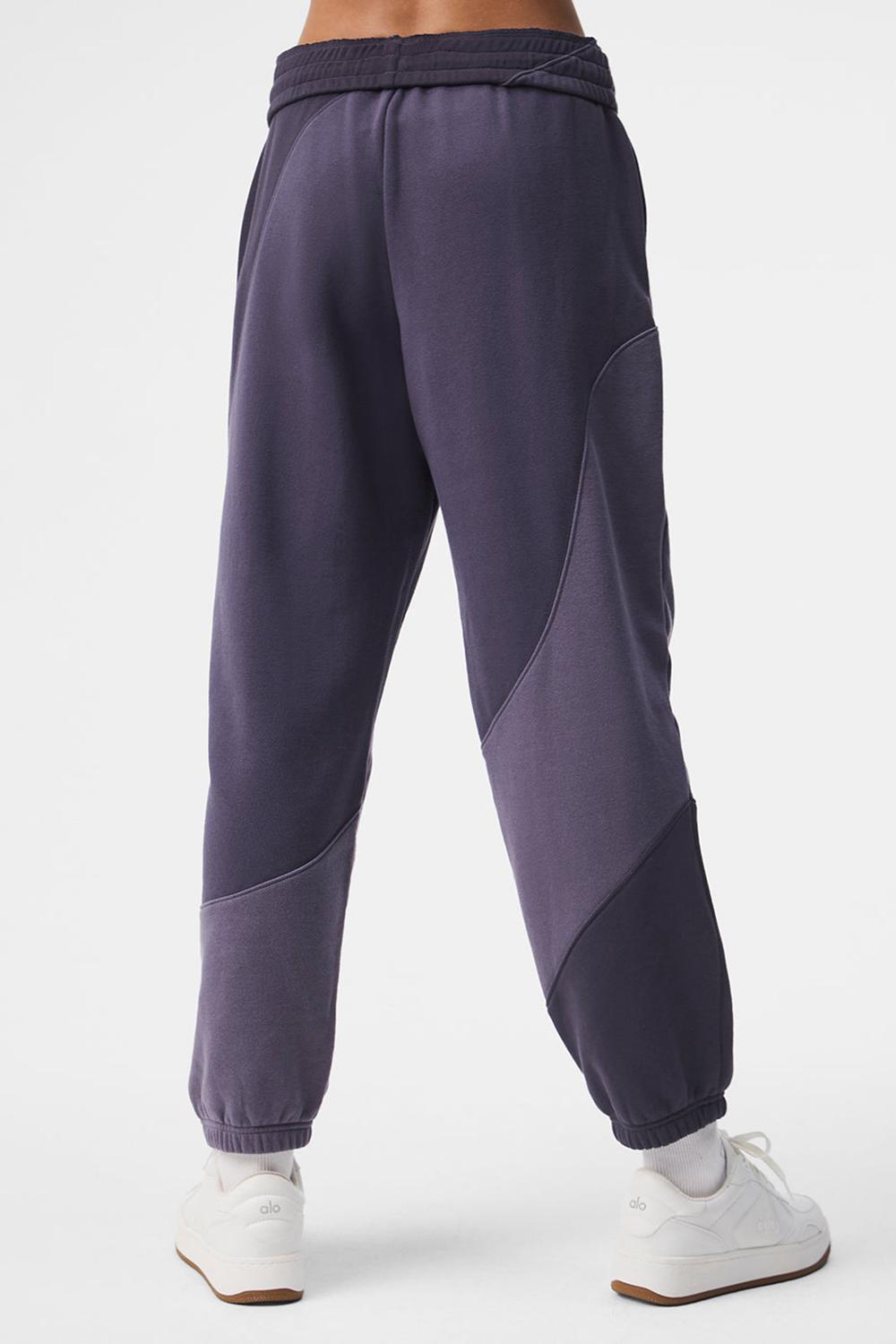 Italian Plum Tonal Women Alo Yoga Make Waves Sweatpant | Australia  31654-BTOQ
