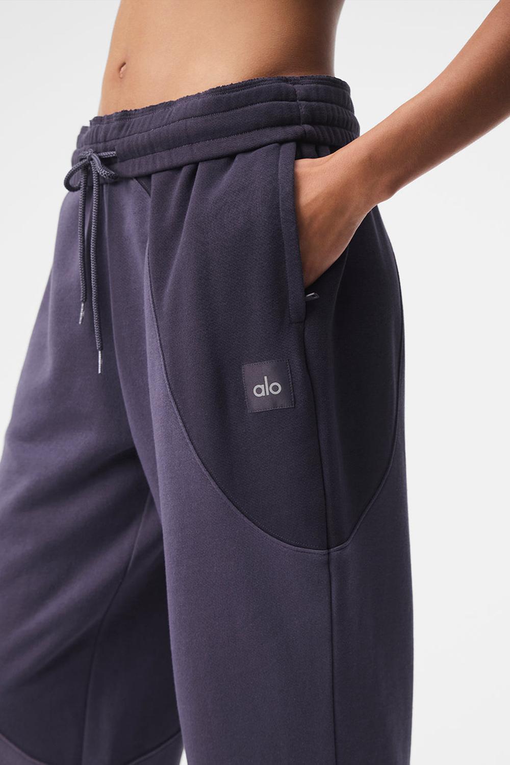 Italian Plum Tonal Women Alo Yoga Make Waves Sweatpant | Australia  31654-BTOQ