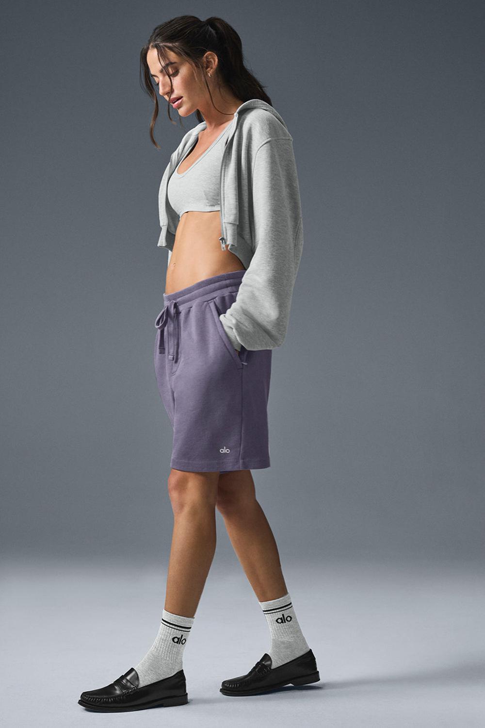 Italian Plum Women Alo Yoga Chill Short | Australia  08123-WNAO