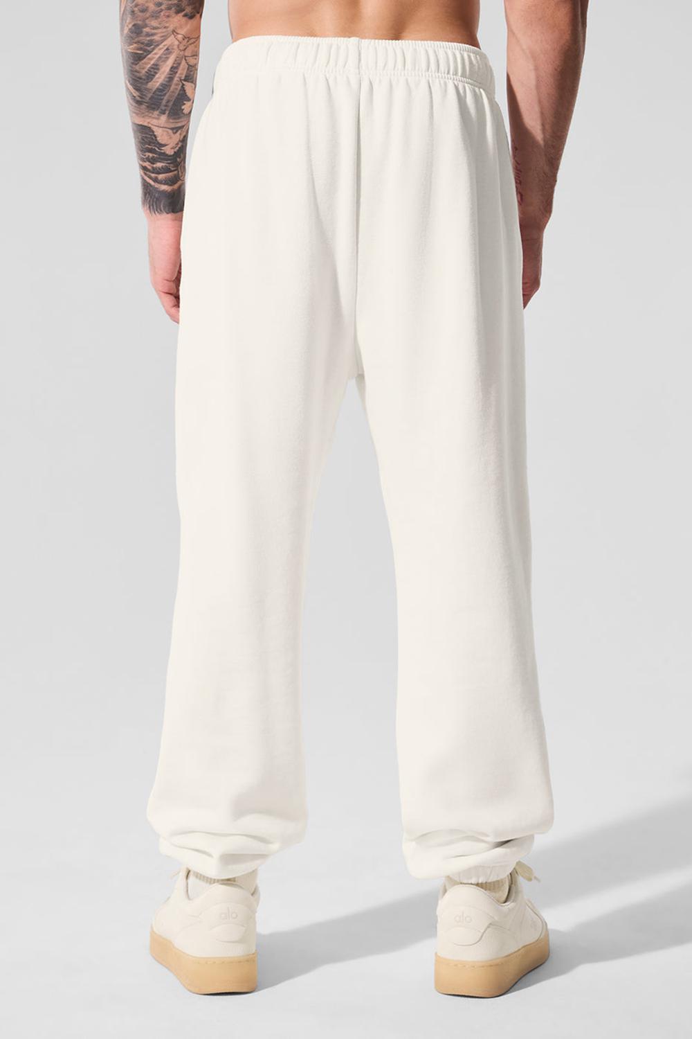 Ivory Men Alo Yoga Accolade Sweatpant | Australia  86473-ENFM