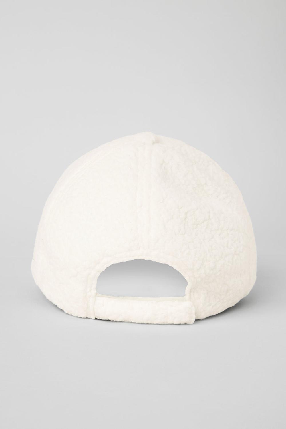 Ivory Men Alo Yoga Micro Sherpa Off-Duty Cap | Australia  47589-DCKE