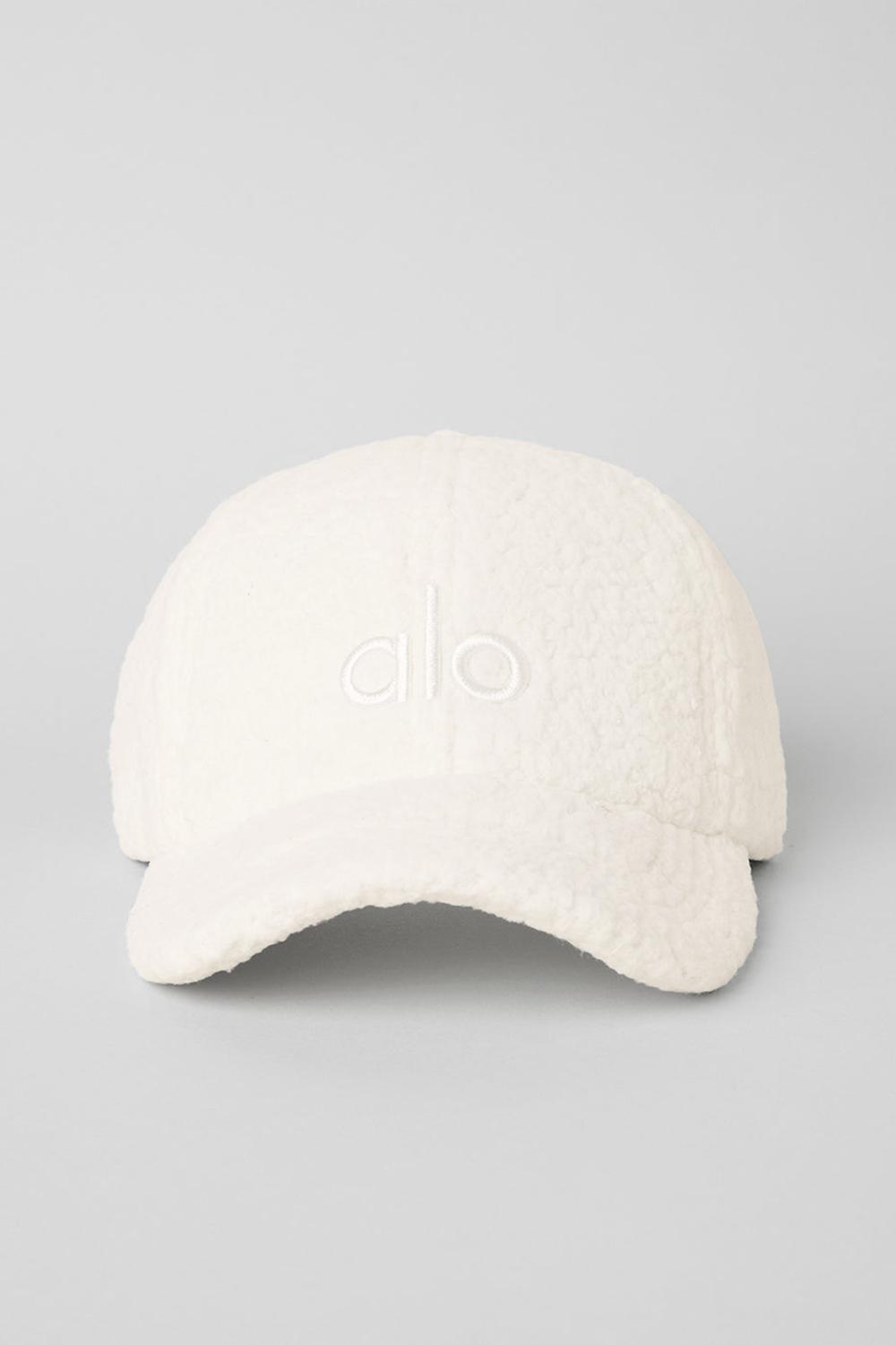 Ivory Men Alo Yoga Micro Sherpa Off-Duty Cap | Australia  47589-DCKE