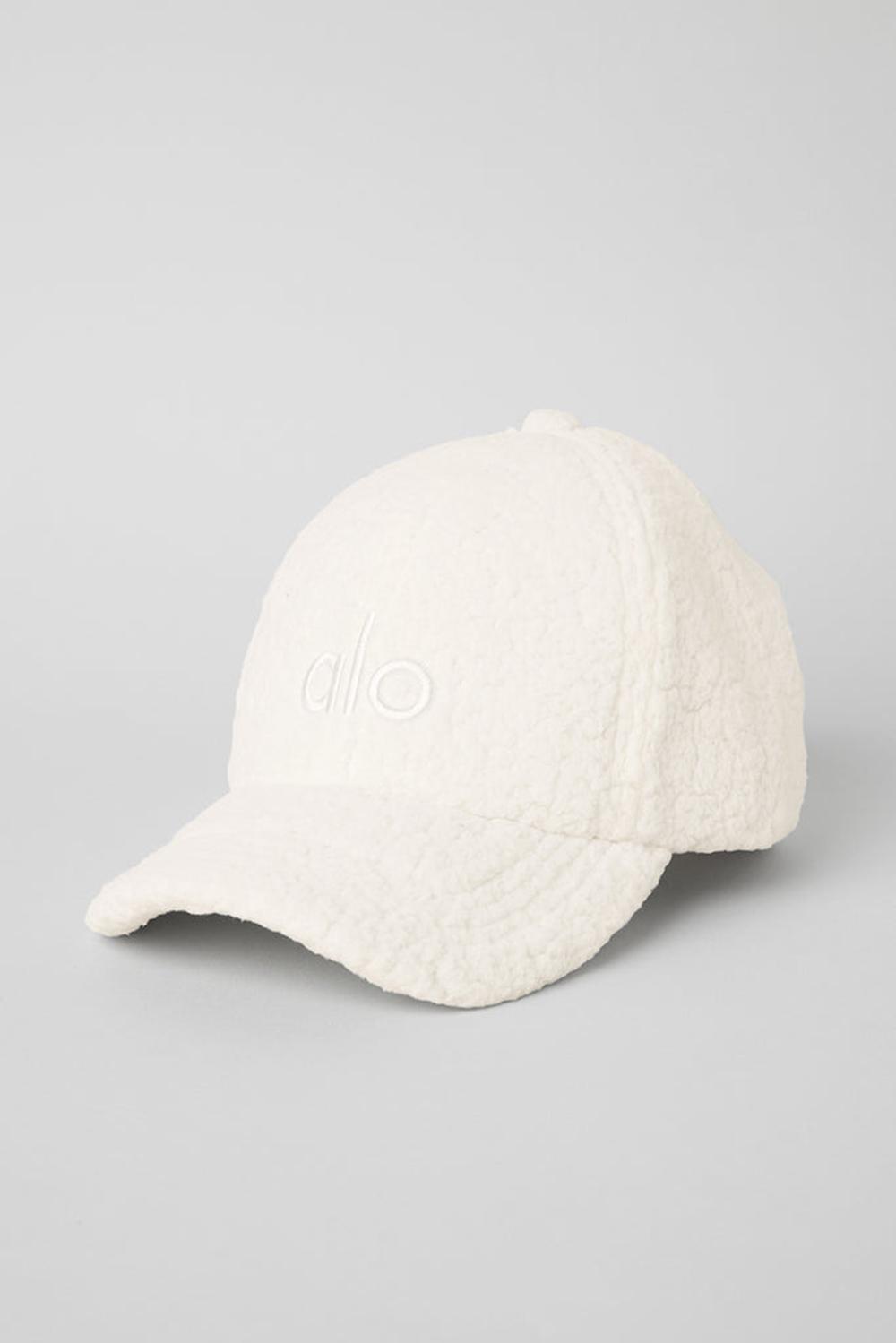 Ivory Men Alo Yoga Micro Sherpa Off-Duty Cap | Australia  47589-DCKE