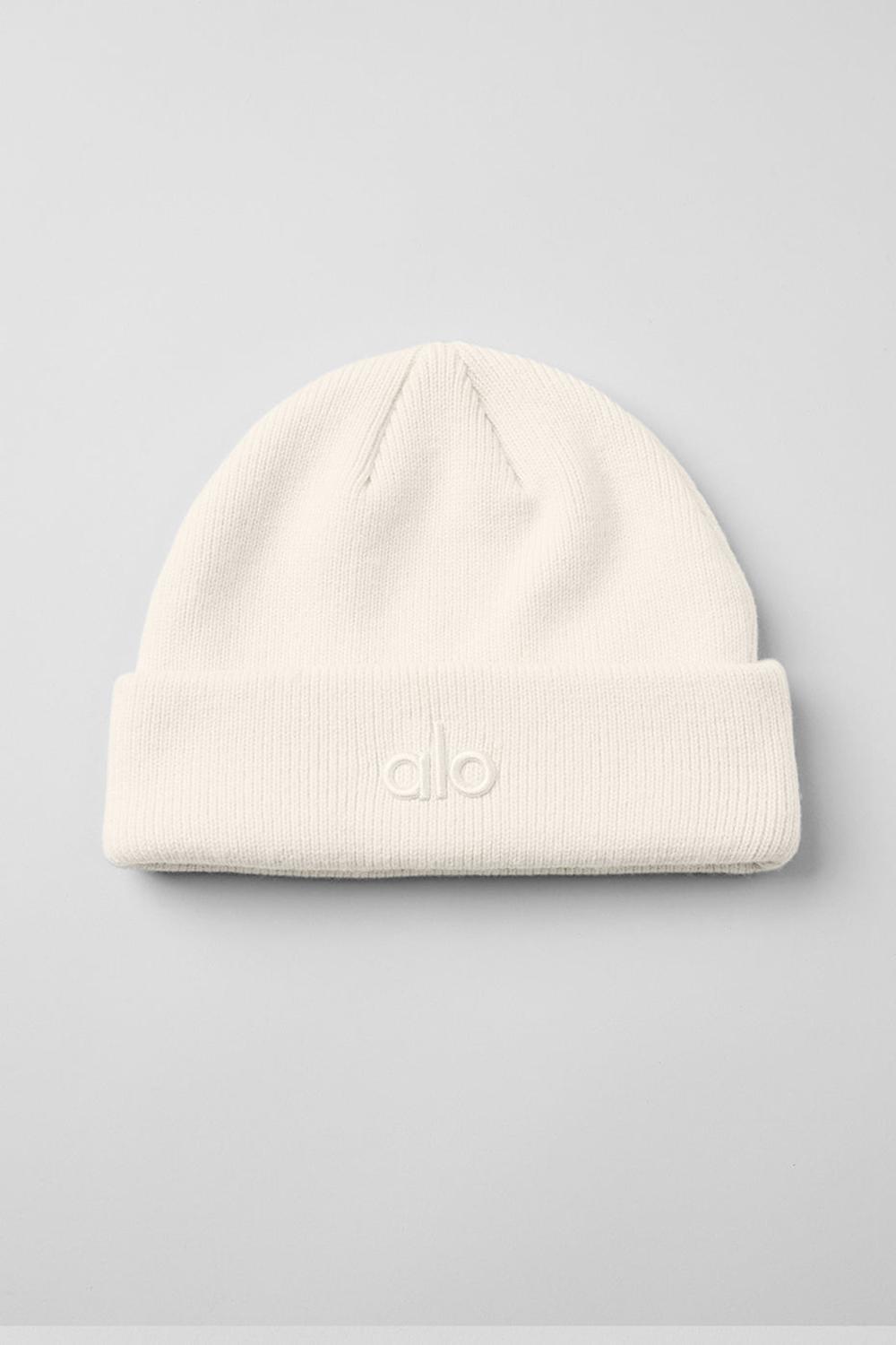 Ivory Men Alo Yoga Notable Beanie | Australia  43562-GAEI