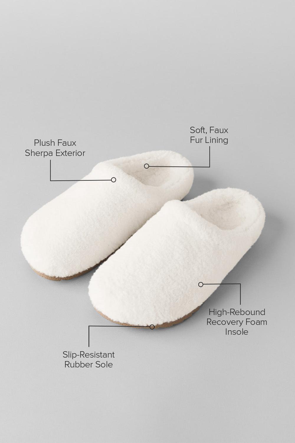 Ivory Men Alo Yoga Sherpa Recovery Slipper | Australia  23016-RSIO