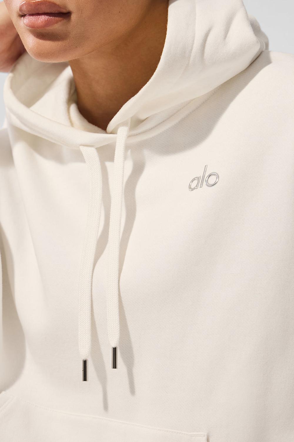 Ivory Women Alo Yoga Accolade Hoodie | Australia  45072-TPAV