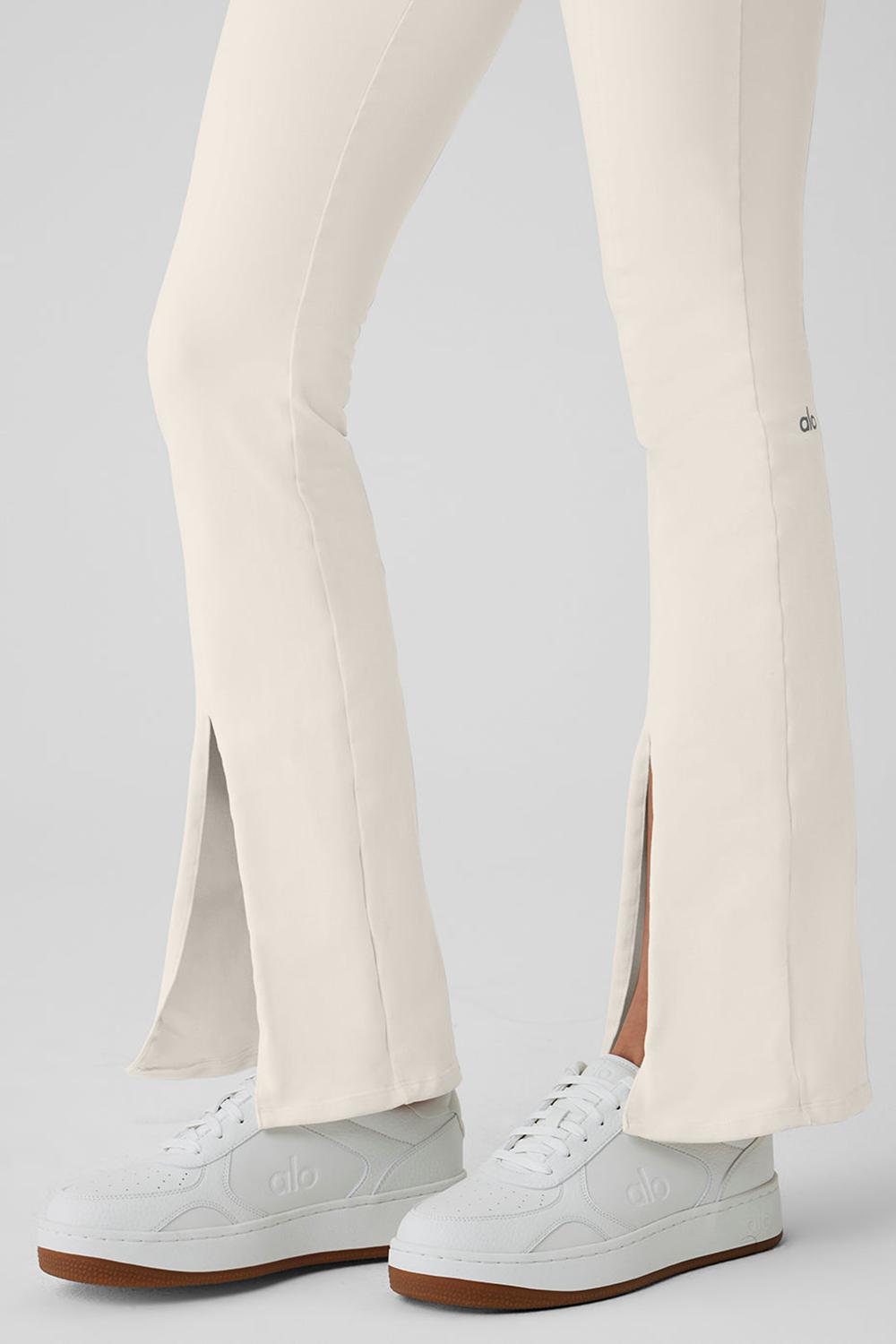 Ivory Women Alo Yoga Airbrush High-Waist Flutter Legging | Australia  14760-DUOZ