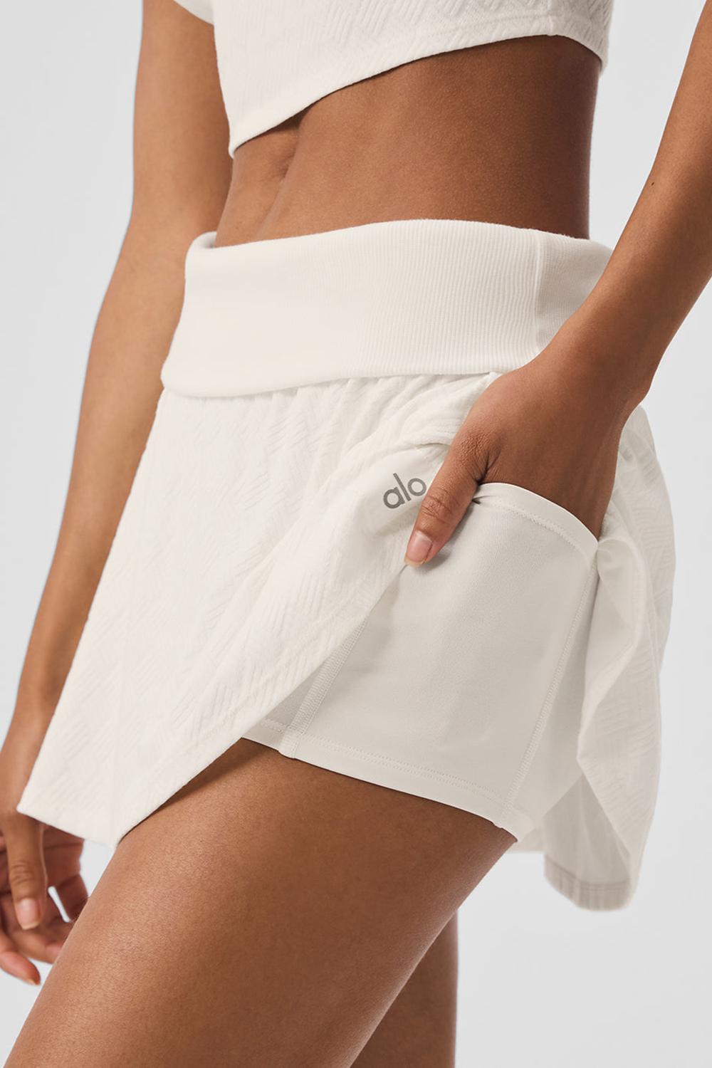 Ivory Women Alo Yoga Doubles Only Skirt | Australia  56428-WNCE