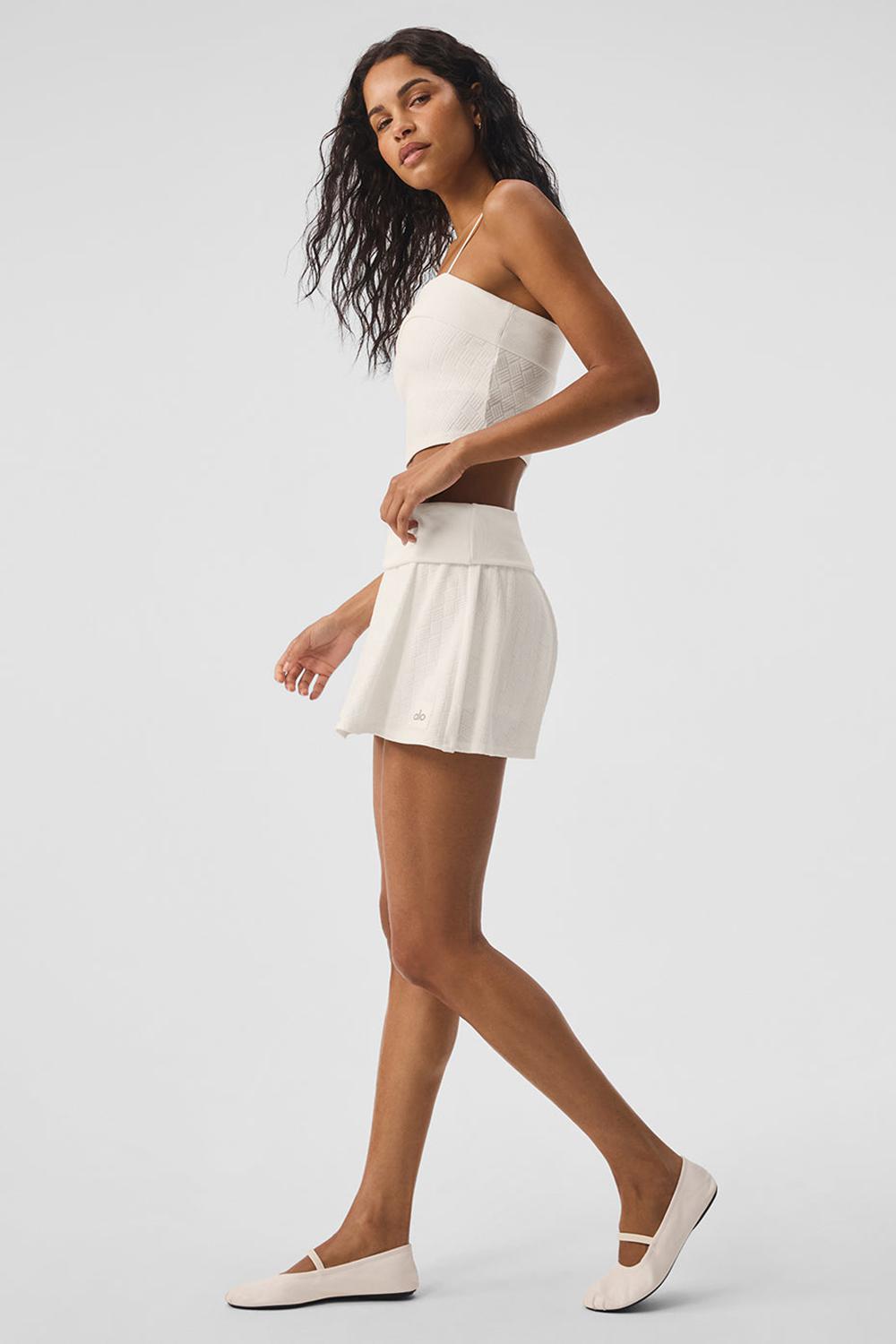 Ivory Women Alo Yoga Doubles Only Skirt | Australia  56428-WNCE