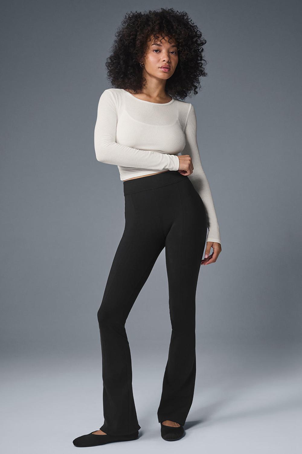 Ivory Women Alo Yoga Gather Long Sleeve | Australia  75498-TWCG