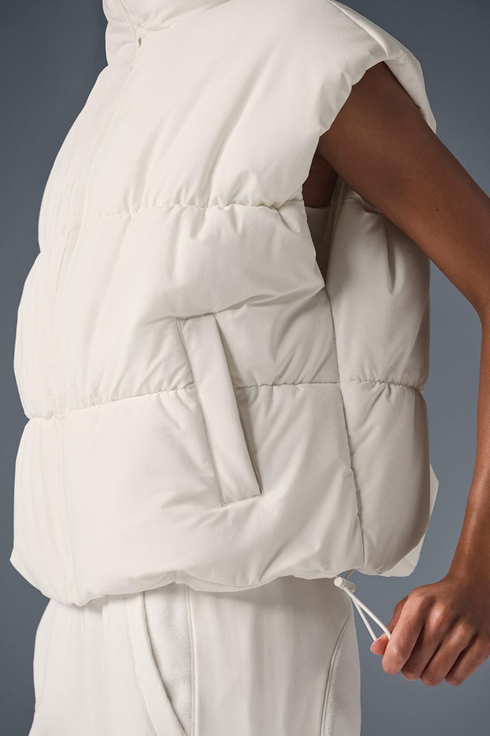 Ivory Women Alo Yoga Incline Vest | Australia  94876-ZLWR