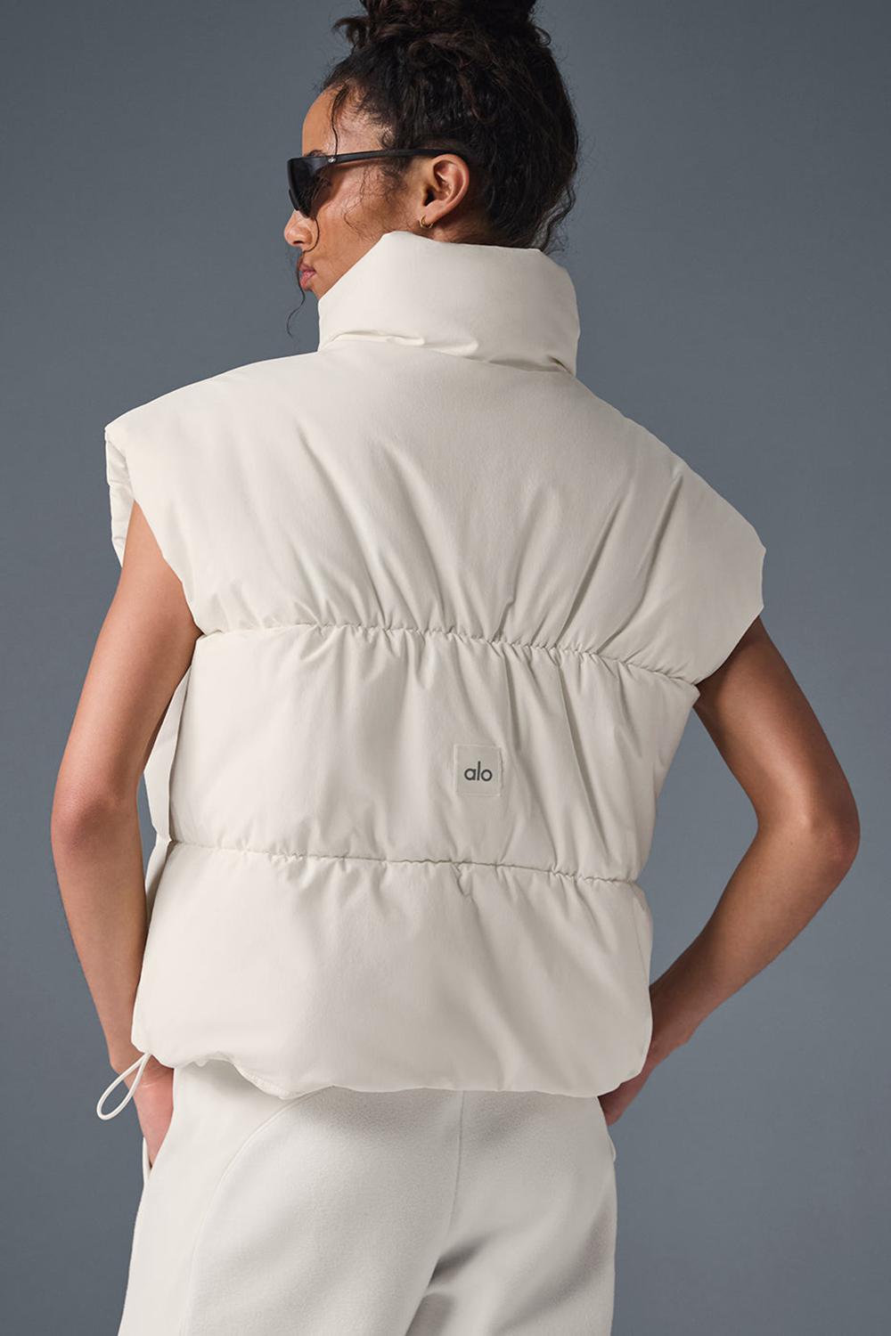 Ivory Women Alo Yoga Incline Vest | Australia  94876-ZLWR