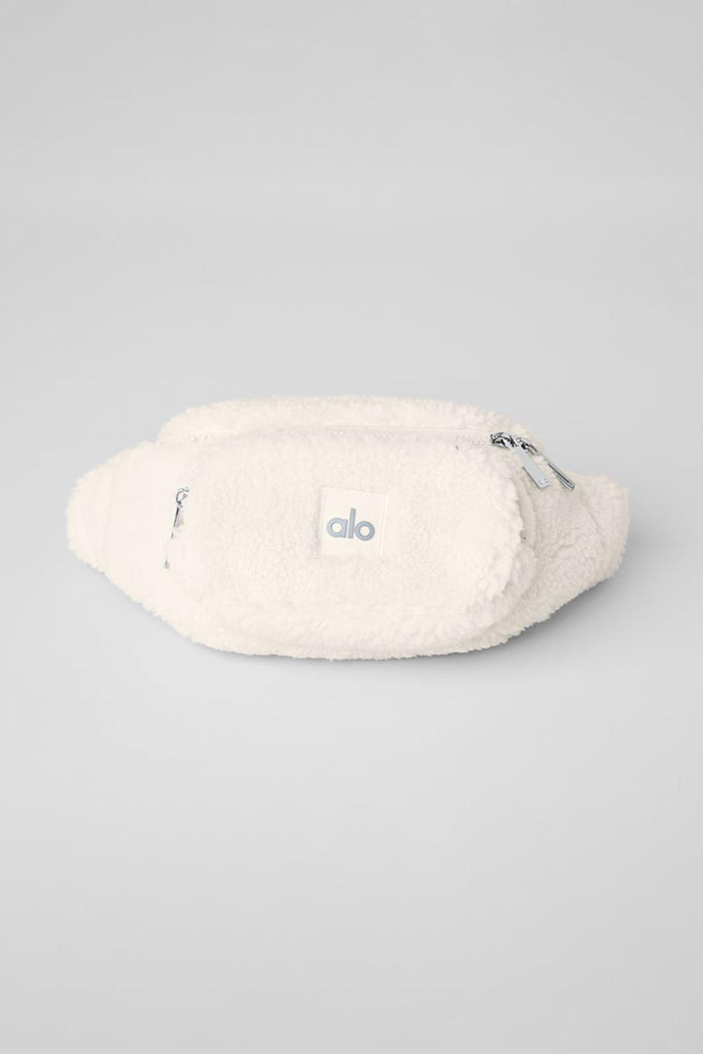 Ivory Women Alo Yoga Sherpa Explorer Fanny Pack Bum Bags | Australia  94726-OHPF