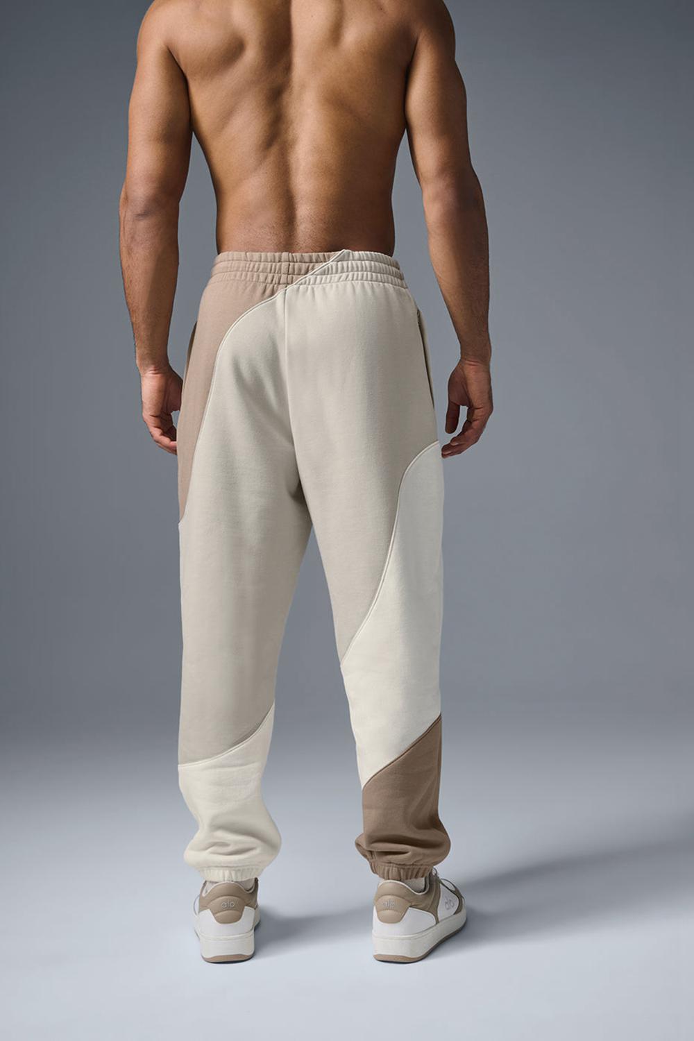Ivory / Bone / Gravel Men Alo Yoga Make Waves Sweatpant | Australia  74596-DMSF