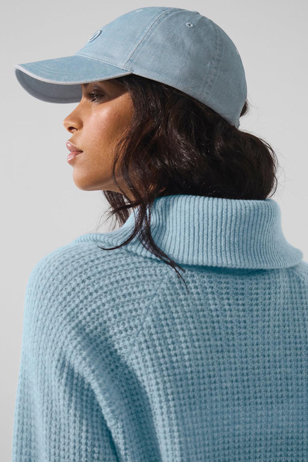 Light Denim Women Alo Yoga Washed Off-Duty Cap | Australia  41208-JLES