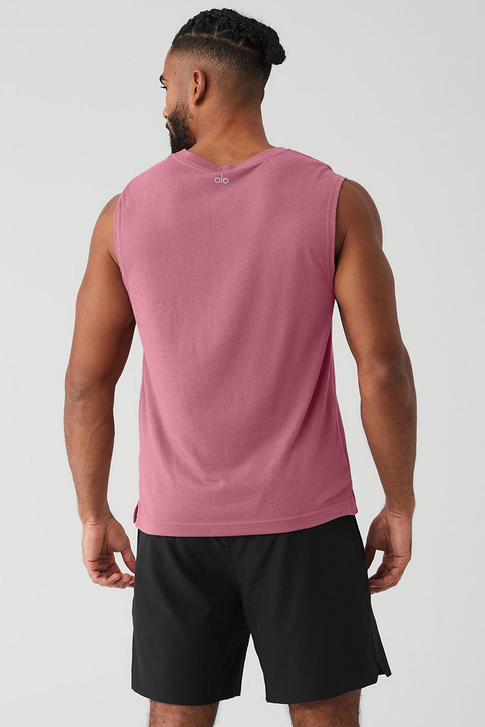 Mars Clay Men Alo Yoga The Triumph Muscle Tank | Australia  85290-SABY