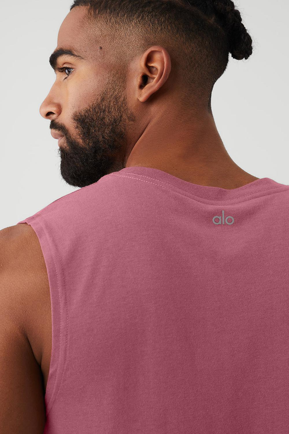 Mars Clay Men Alo Yoga The Triumph Muscle Tank | Australia  85290-SABY