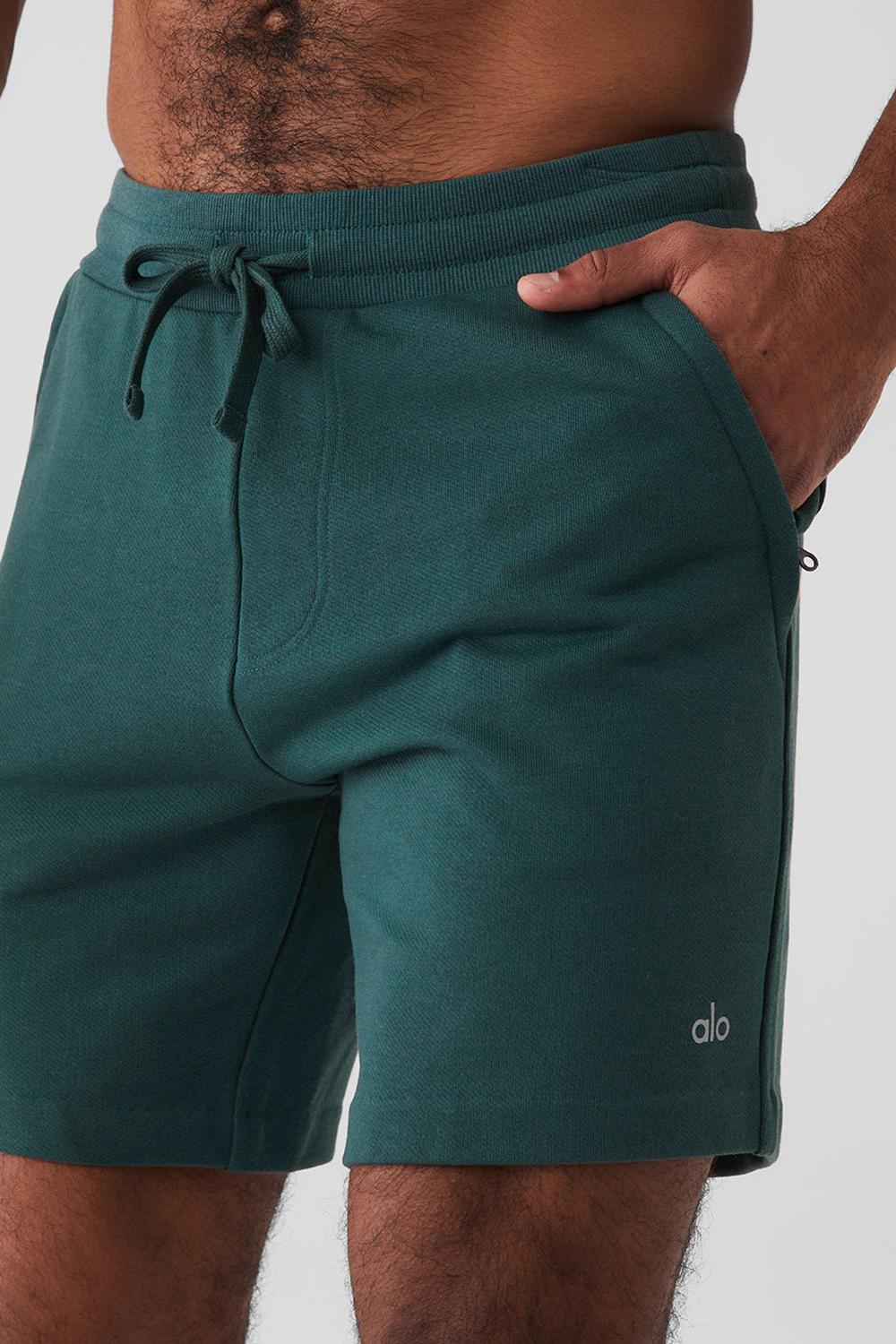 Midnight Green Men Alo Yoga Chill Short | Australia  24930-TXJS