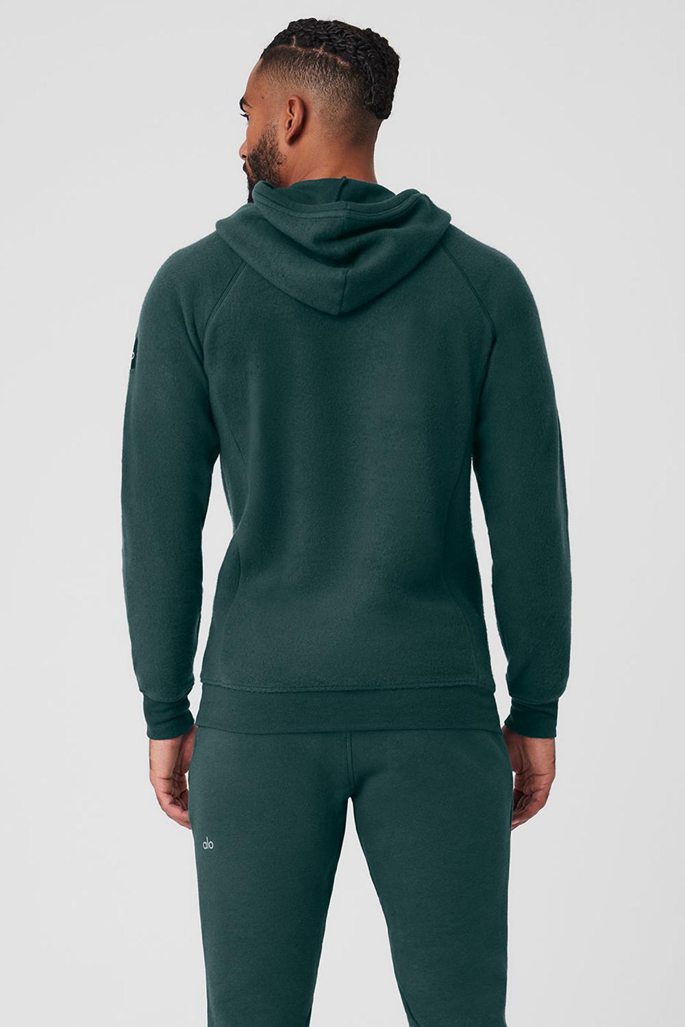 Midnight Green Men Alo Yoga The Triumph Hoodie | Australia  94057-DQHU