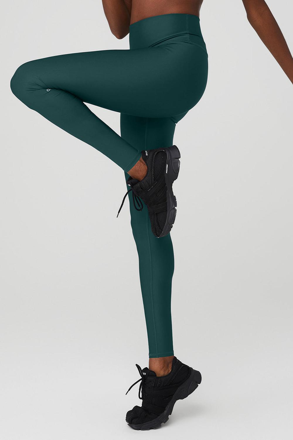 Midnight Green Women Alo Yoga High-Waist Airlift Legging | Australia  29701-TJVF