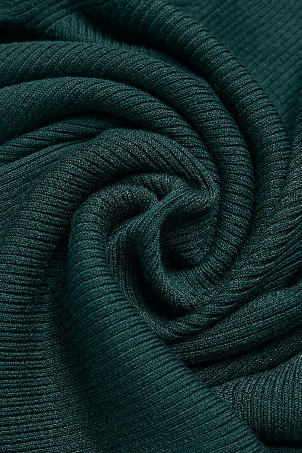 Midnight Green Women Alo Yoga Knit High-Waist Salana Wide Leg Pant | Australia  04796-CPST