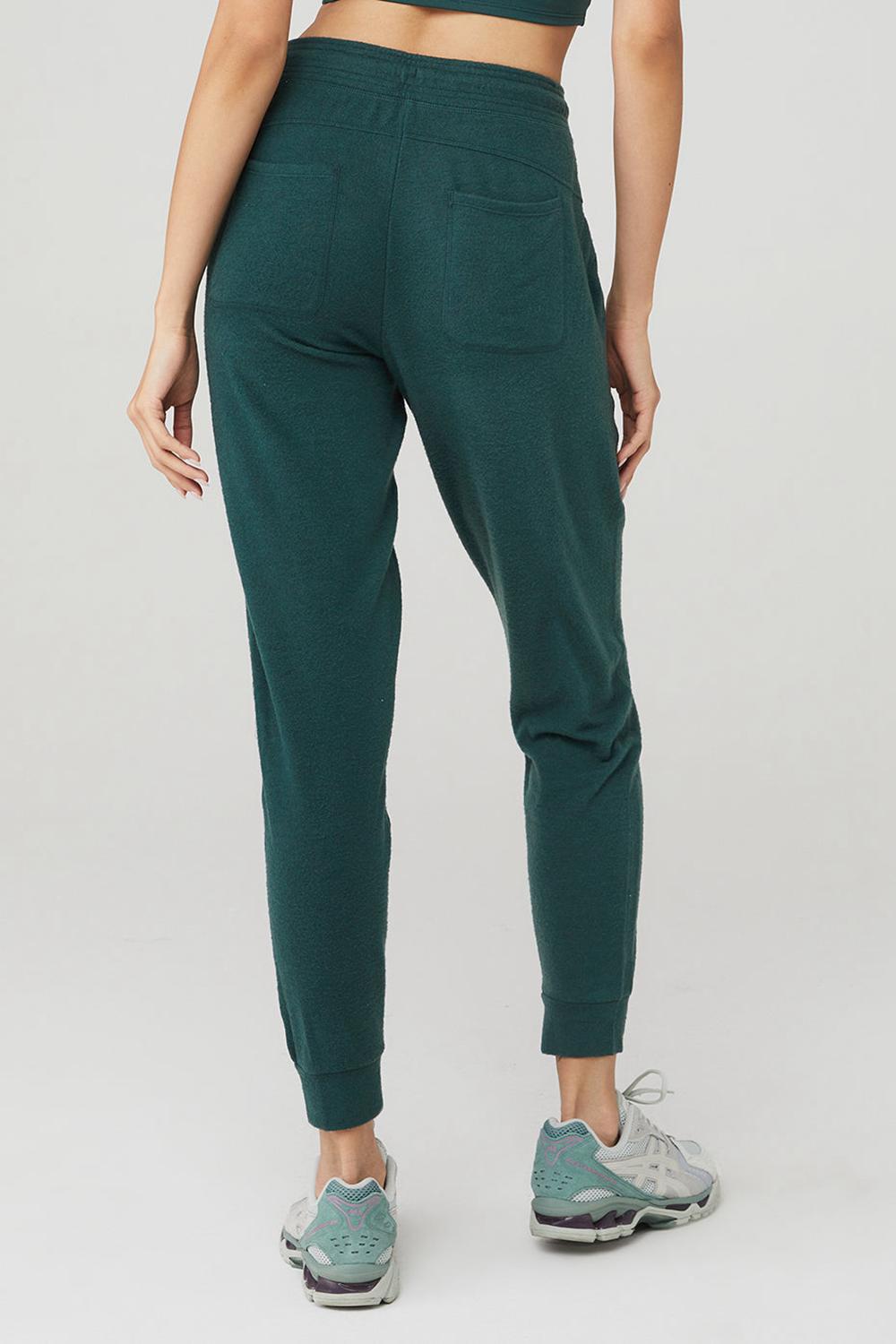 Midnight Green Women Alo Yoga Soho Sweatpant | Australia  98415-SWAQ