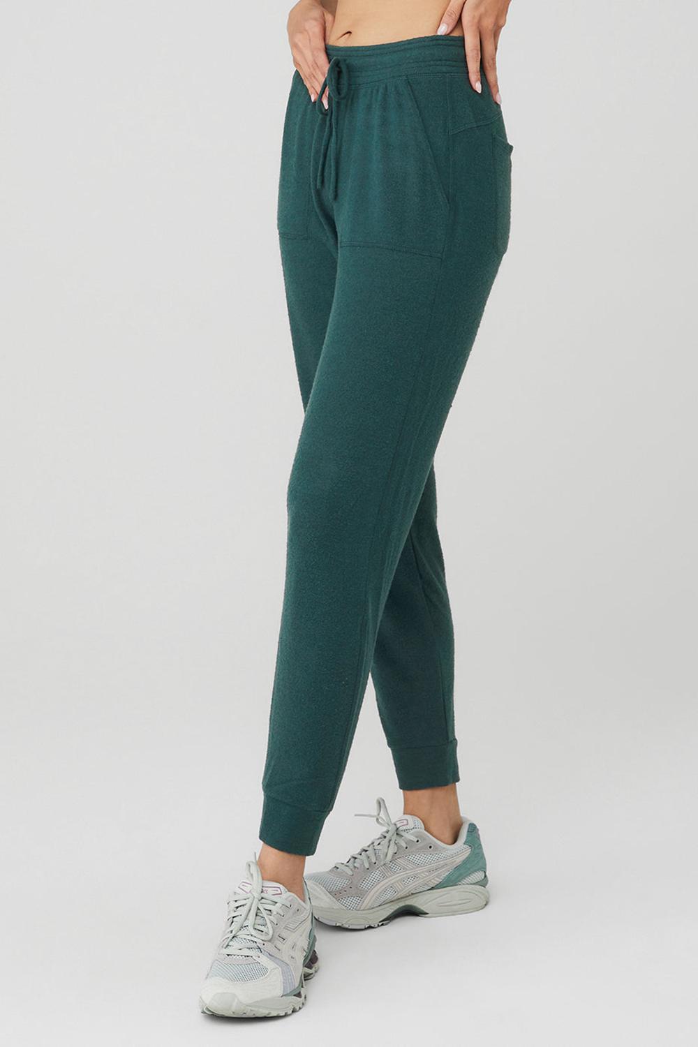 Midnight Green Women Alo Yoga Soho Sweatpant | Australia  98415-SWAQ
