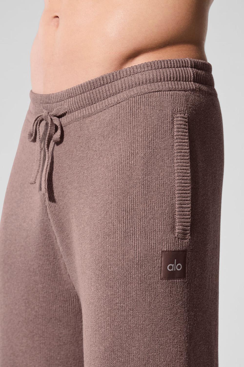 Mushroom Heather Men Alo Yoga Scholar Straight Leg Sweatpant | Australia  48213-NHVC