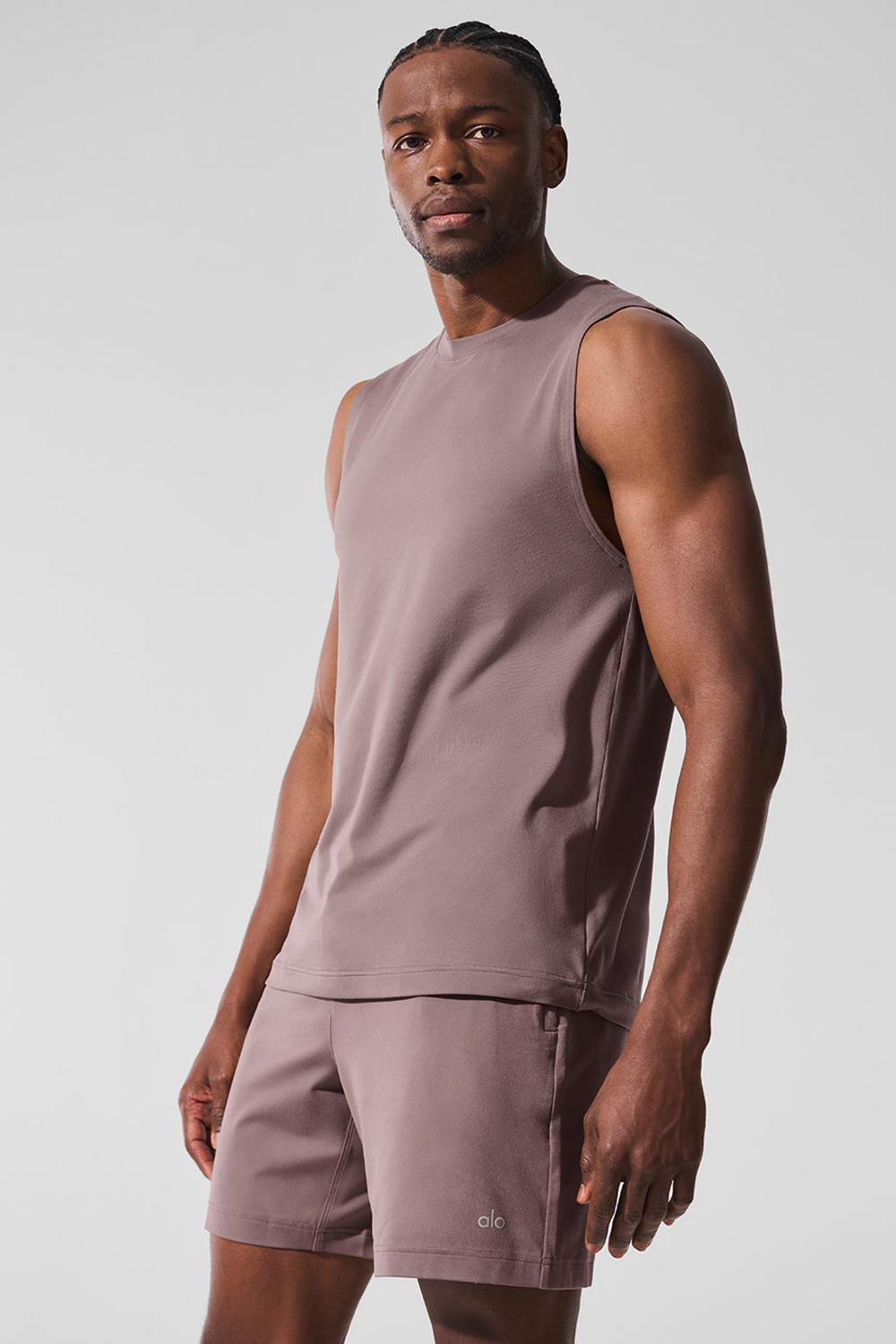 Mushroom Men Alo Yoga Conquer Muscle Tank | Australia  69487-EDFS
