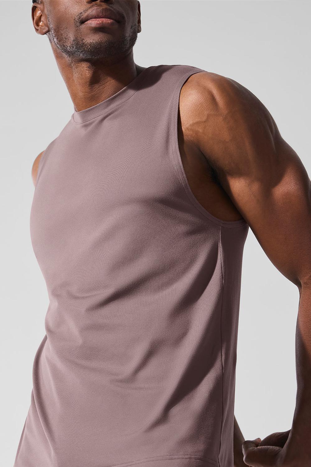 Mushroom Men Alo Yoga Conquer Muscle Tank | Australia  69487-EDFS