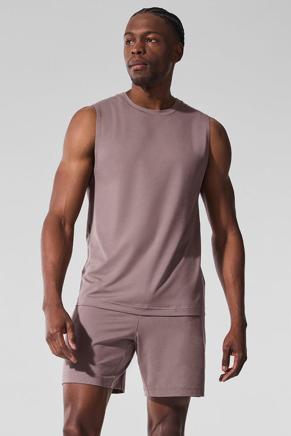 Mushroom Men Alo Yoga Conquer Muscle Tank | Australia  69487-EDFS