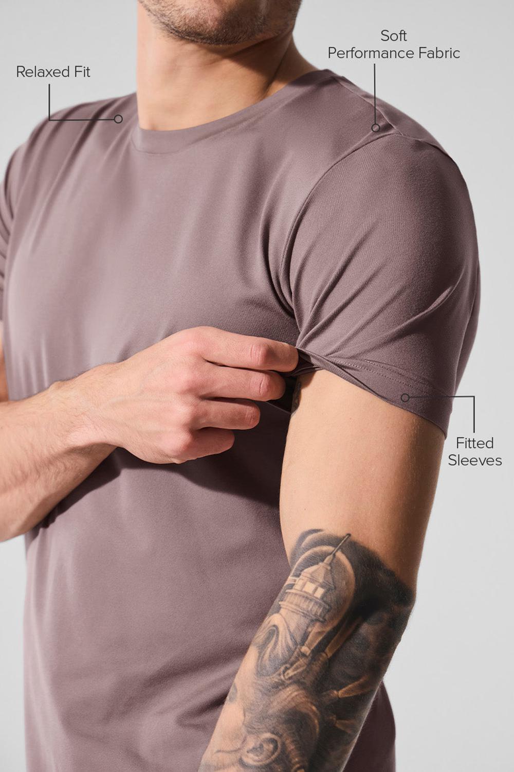 Mushroom Men Alo Yoga Conquer Reform Crewneck Short Sleeve | Australia  50693-WVHE