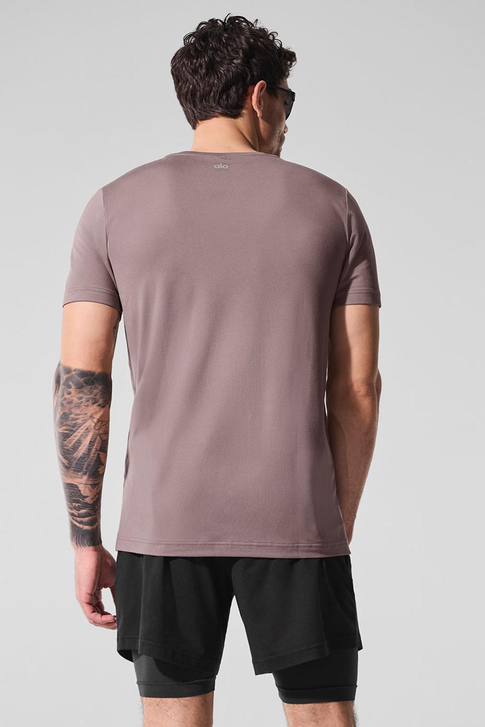 Mushroom Men Alo Yoga Conquer Reform Crewneck Short Sleeve | Australia  50693-WVHE