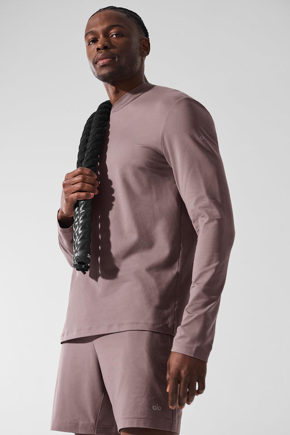 Mushroom Men Alo Yoga Conquer Reform With Hood Long Sleeve | Australia  65932-BYUP