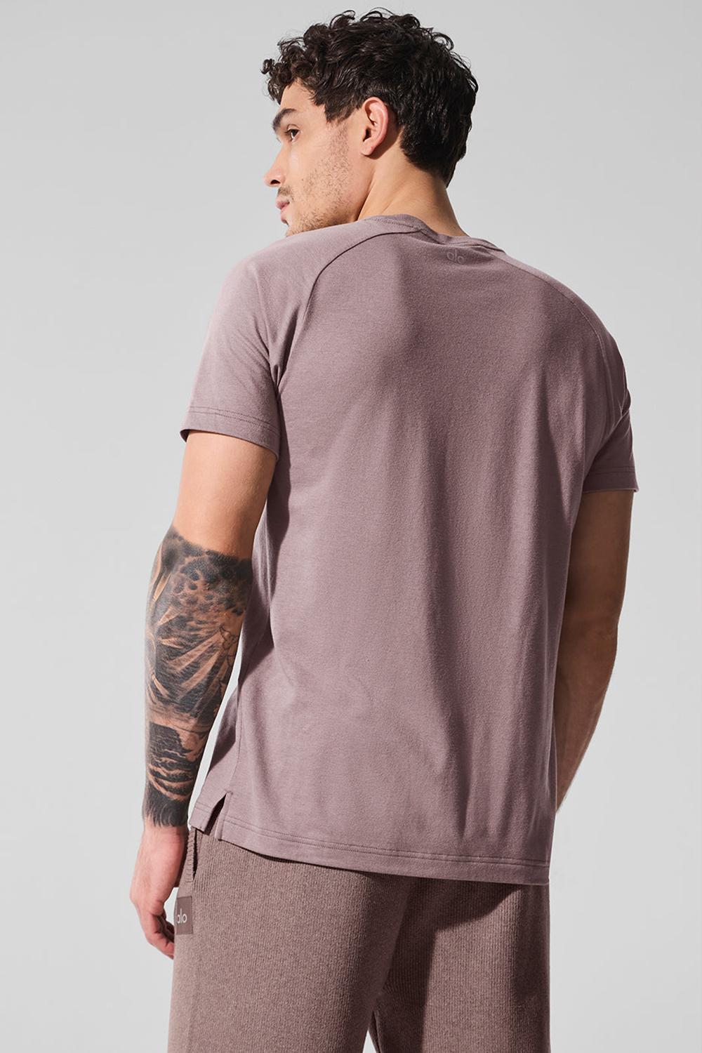 Mushroom Men Alo Yoga Triumph Raglan Tee | Australia  58413-JTRM