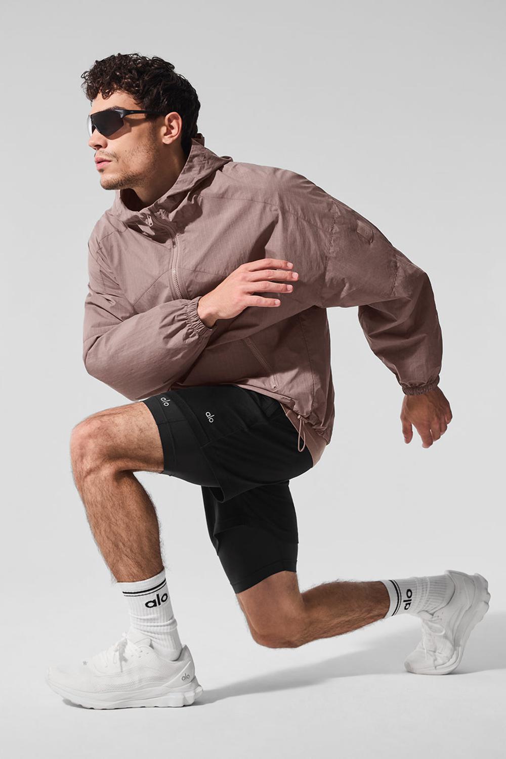 Mushroom Men Alo Yoga Vantage Nylon Ripstop Track Jacket | Australia  97853-TVQJ