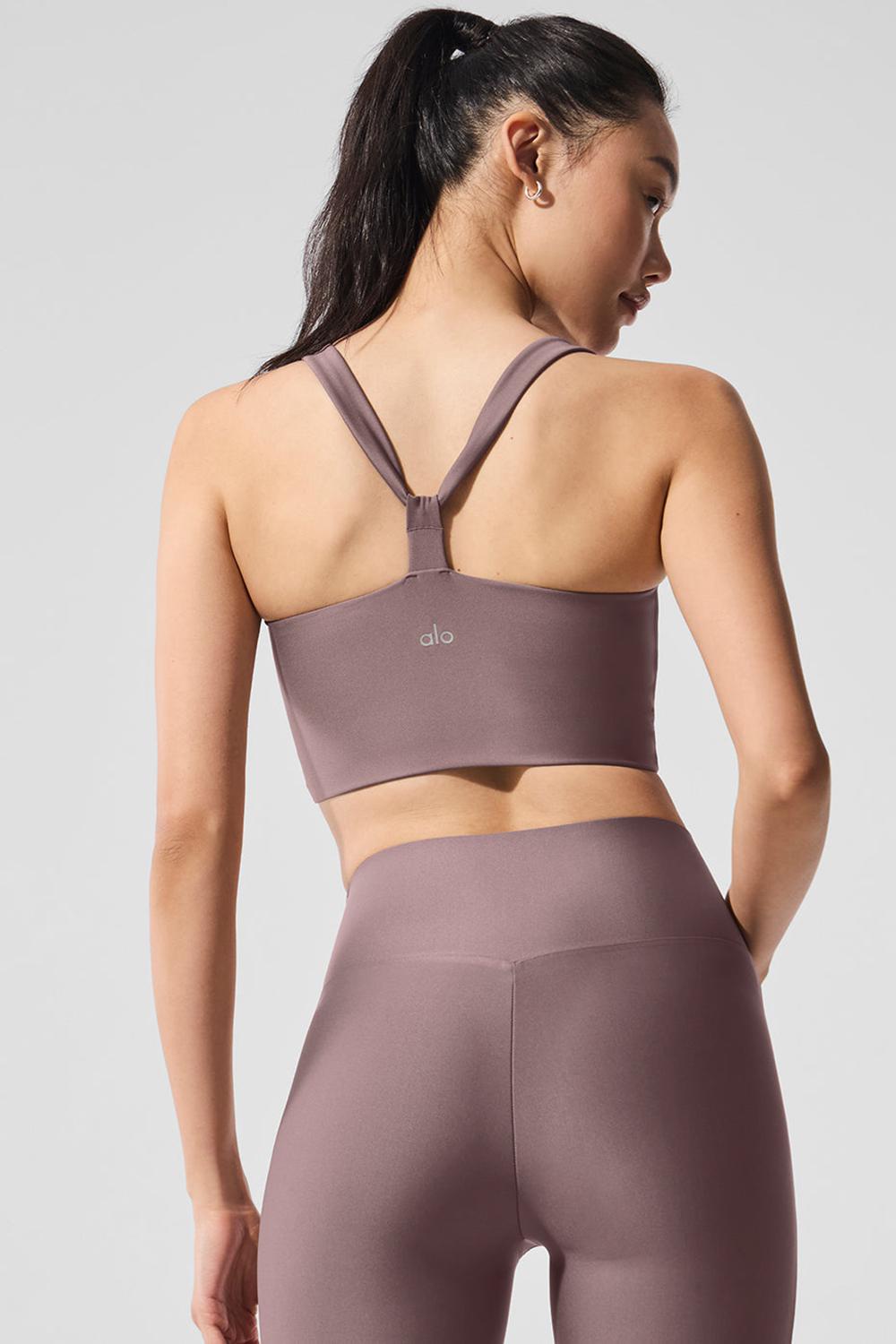 Mushroom Women Alo Yoga Airlift Sleek Bra Tank | Australia  20587-NOJW