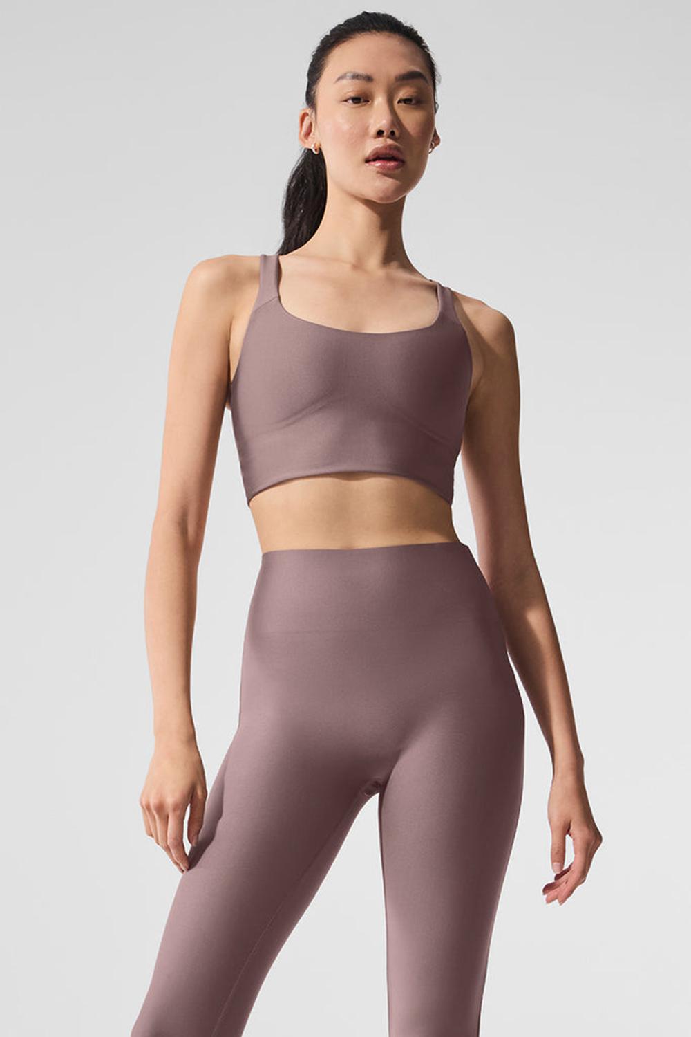 Mushroom Women Alo Yoga Airlift Sleek Bra Tank | Australia  20587-NOJW