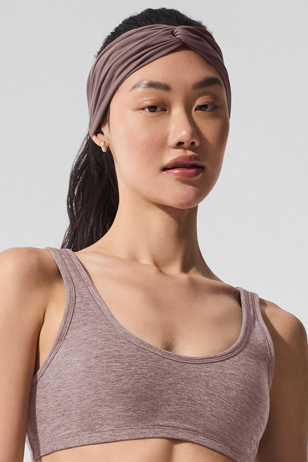 Mushroom Women Alo Yoga Alosoft Headband | Australia  52346-SEPB