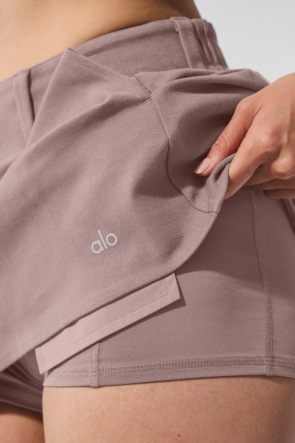 Mushroom Women Alo Yoga Good Days Mini Skirt | Australia  76523-HXLE